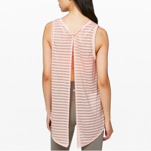 Lululemon Meet Halfway Tank in Butter Pink